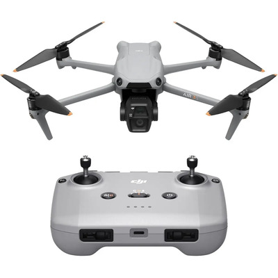 DJI Air 3S RC-N3 Dron con Cámara 4K, Dron con Doble Cámara con Cámara Gran Angular con CMOS 1\