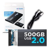 Hd Externo Exbom Usb 2.0 P / Pc Notebook Ps3 Xbox360 Smarttv