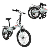 Xspec Bicicleta De Viaje Urbana Compacta Plegable De 20 Pul.