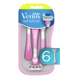 Gillette Venus Sensitive 6 Rastrillo Mujer 6pack