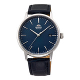 Reloj Hombre Orient Ra-ac0e04l Automátic Pulso Azul Just Wat