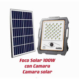 Wifi Solar Camara 1080p Con Foco Solar 100w