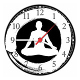 Relógio De Parede Budismo Meditação Buda Com 40 Cm R16