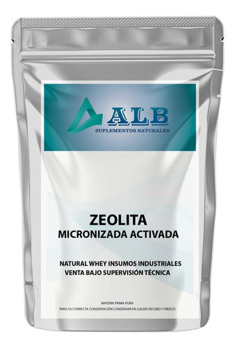 Zeolita Micronizada Activada Pura 1 Kilo Alb