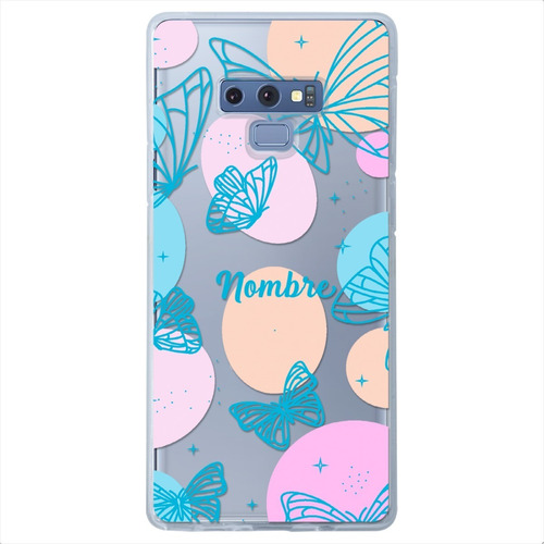 Funda Para Galaxy Mariposas Personalizada Con Nombre