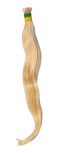 Cabelo Loiro Liso 100% Humano Aplique Alongamento 55cm 100g