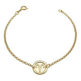 Pulseira Com Signo Aries 11mm