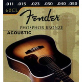 Cuerdas Guitarra Electroacústica Fender Phosphor Bronze 0.11