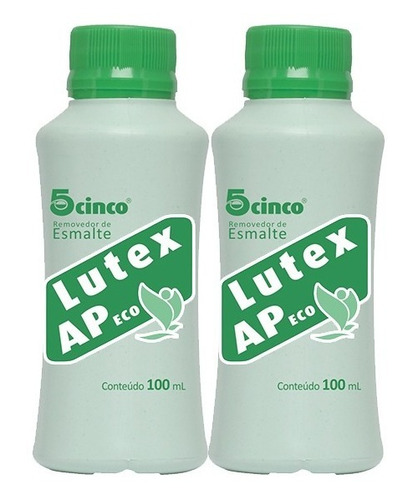 Kit Removedor Esmalte Lutex Apeco 100ml Com 2un