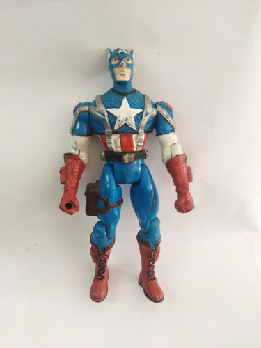 Bootleg Capitan América Vintage Alas Clásico Cómic 24 Cm