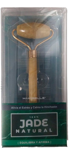 Rodillo Masajeador Contorno Ojos Y Rostro - Jade Natural