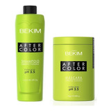 Bekim Color Shampoo 1.2lt + Mascara Acida 1kg Cabello Teñido
