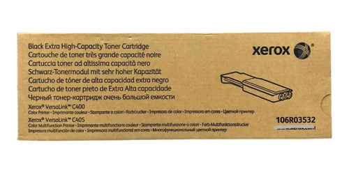 Toner Xerox C400 C405 Negro Extra Alto 106r03532 Facturado