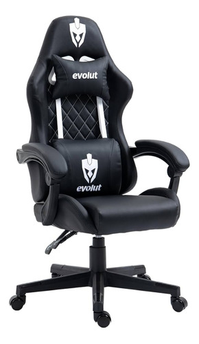 Cadeira Gamer Evolut Prism Eg-910 Cuoro Sintetico Preto 