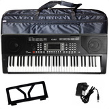 Organo Teclado Sensitivo 61 Teclas Usb Atril Fuente Funda +