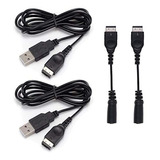 Cargador Para Nintendo Gba 2pcs Usb Cable & 2pcs 3.5mm