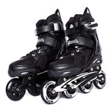 Patines En Línea Hook Fitness Pro Negro Hk-105