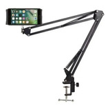 Soporte Brazo Articulado Morsa Metal P/ Tablet Celular