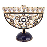 Velas De Mesa Con Soporte De Metal Para Hanukkah Judaica