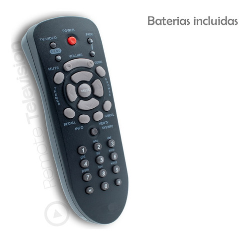 Control Remoto Para Decodificador Dish