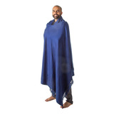 Chal / Talit De Oracion Om Shanti Navy Blue