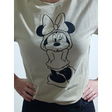 Polera Minnie Con Capucha