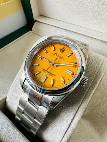 Belleza De Reloj Rolex De Caballero Elegante + Full Set 