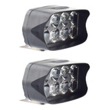 5 Luces Led Para Motocicletas, Delanteros Rectangulares Para