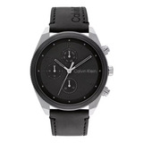 Reloj Original Calvin Klein 25200364 Piel Color Negro 44 Mm