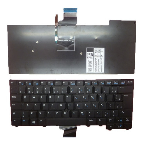 Teclado Br Dell Latitude E7440 E7420 E7240 C/ Stick Point 