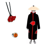 Cosplay Animes Manto Akatsuki Hidan Anel + Colar Hidan A59