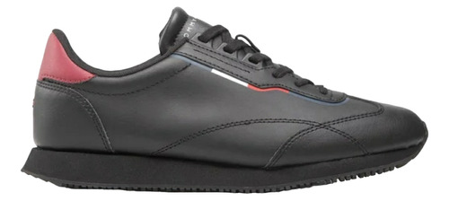 Tenis Tommy Hilfiger Mod Runner Leather Detail 4256 D3