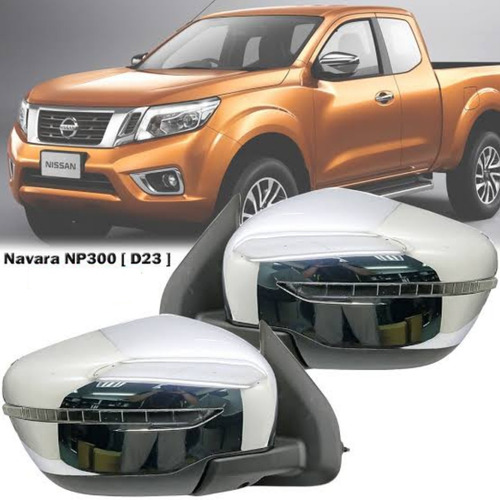 Espejo Elctrico Con Led Nissan Navara Np300 2014-2020 Cromo Foto 2