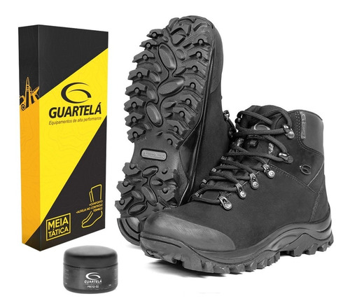 Bota Coturno Guartelá Montana Mid Dry Impermeável Meias Reno