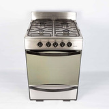 Cocina A Gas Tivoli Steel Line Acero Inox Espejada 56cm 