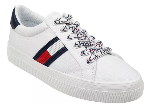 Tenis Mujer Tommy Hilfiger Fantim Casuales Sneakers Blanco