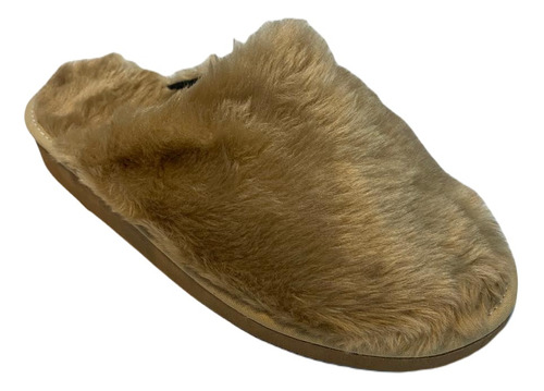 Pantuflas Chinelas Peluche Peludas Cerradas Mujer Invierno