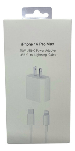 Cargador Completo iPhone 25w Usb-c A Lightning