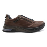 Zapatillas Hombres Urbanas Cuero Pegada Amortech 119004