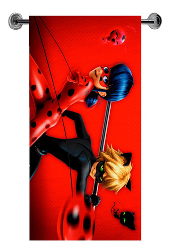 Toalla De Baño Lady Bug 150 X 75 Cm,sublimacion, Anime