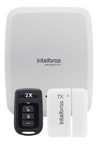 Kit Alarme  Intelbras Amt 8000 Pro Wi-fi Sem Fio 7 Sensores