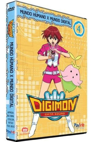 Dvd Digimon Mundo Humano X Mundo Digital Vol 4 Original 