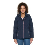 Chaqueta Invierno Tommy Hilfiger Dama Blue Impermeable