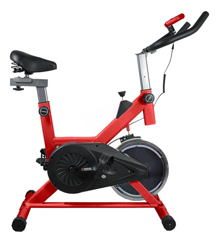 Bicicleta Ergométrica Urbanfit Pro Sh-612 Para Spinning Cor Vermelho