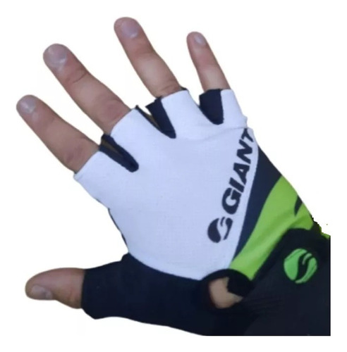 Guantes Medio Dedo Bici /moto Gel-protec Corto Giant Bicolor