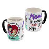 Mug Mágico Taza Día De La Madre Personalizado Con Nombre