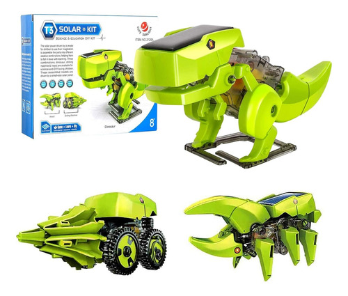 Robot Solar 4 En 1 Radox 870-262 Dinosaurio Insecto Rex