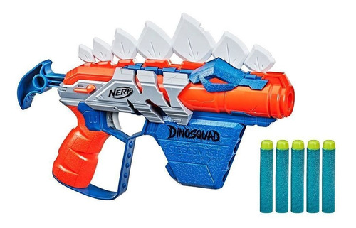 Nerf Lança Dardos Dino Stego-smash Com Porta Dardos Hasbro