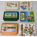 Lote 3 Cartuchos Famicom Nes Original Japonês 8 Bits 