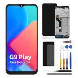 Pantalla Para Moto G9 Play Xt2083/e7 Plus Con Marco Original